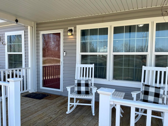 entrance to property with covered porch