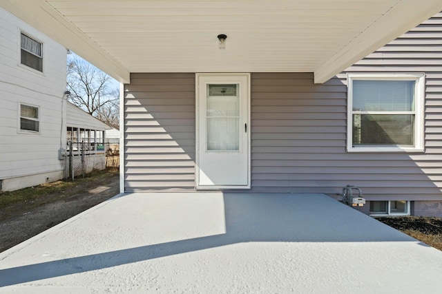 view of entrance to property