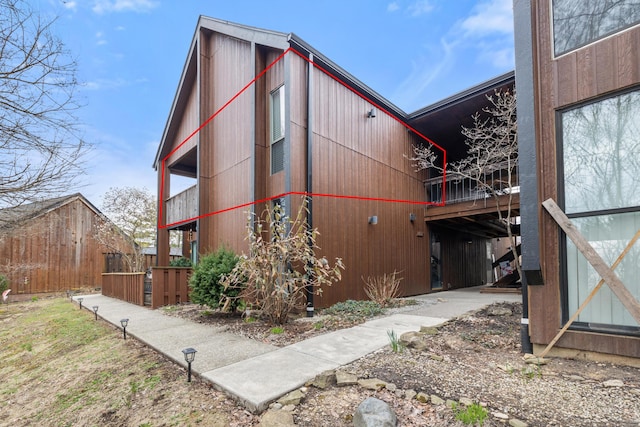 view of side of property
