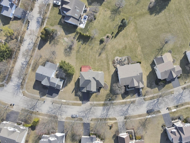 drone / aerial view featuring a residential view