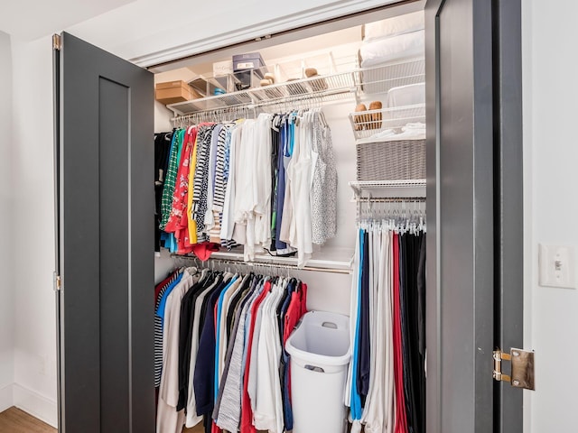 view of closet