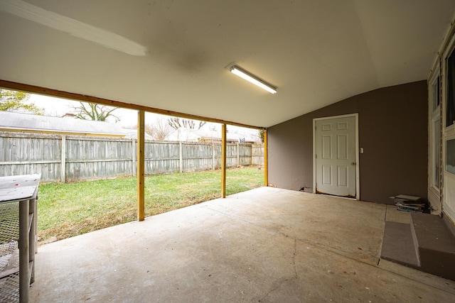 view of patio / terrace with fence