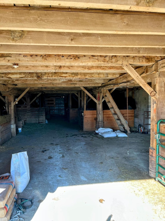 view of attic