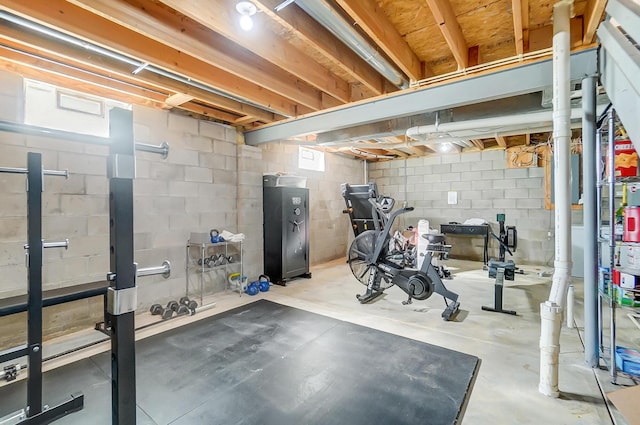 view of exercise room