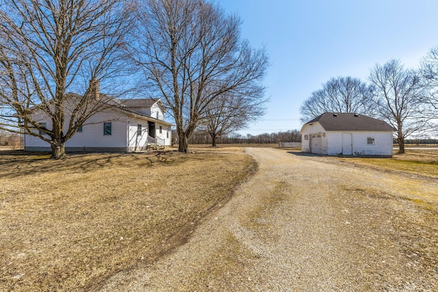 view of street with driveway