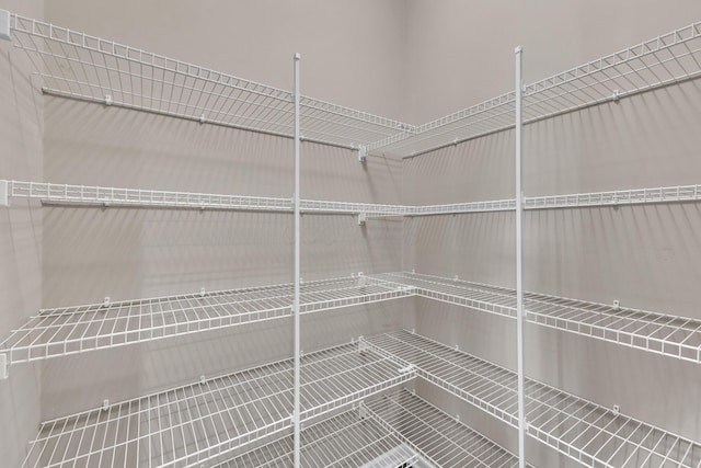 view of storage area