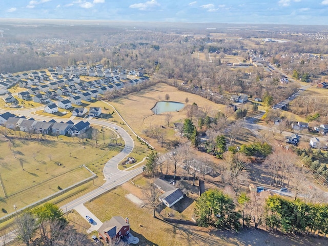 birds eye view of property featuring a residential view