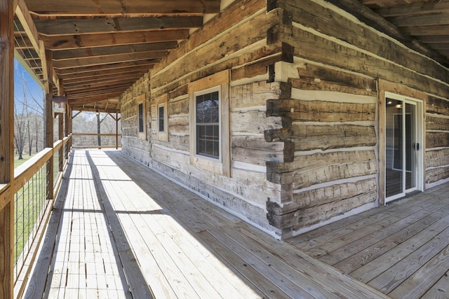 view of deck