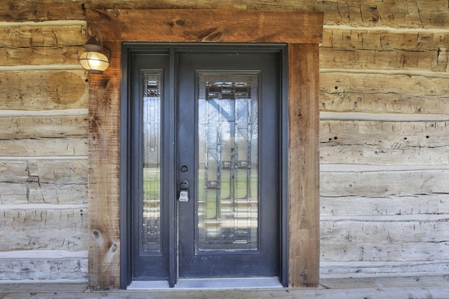 view of entrance to property