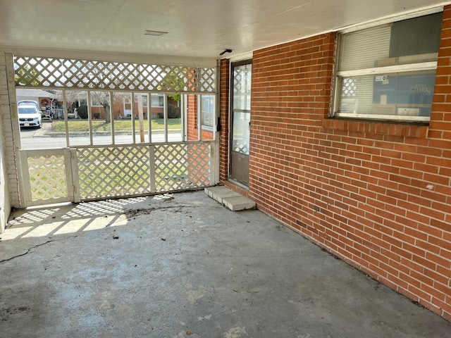 view of patio / terrace with a gate