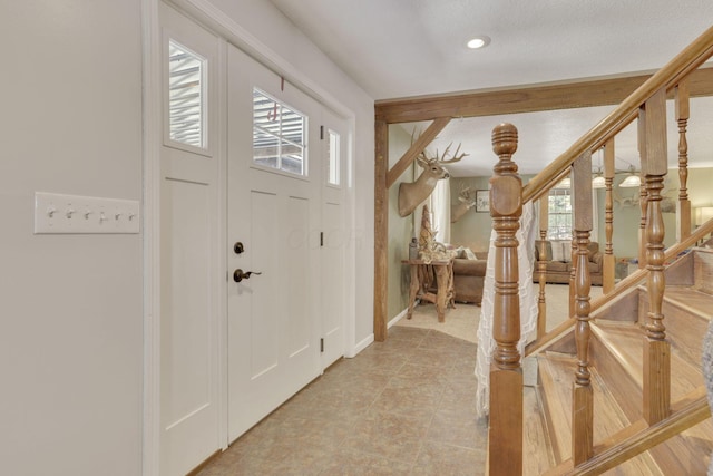 foyer entrance with stairs