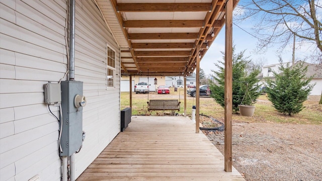 view of deck