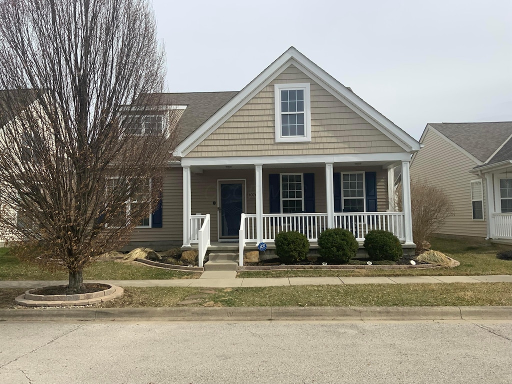 view of front of house with a porch