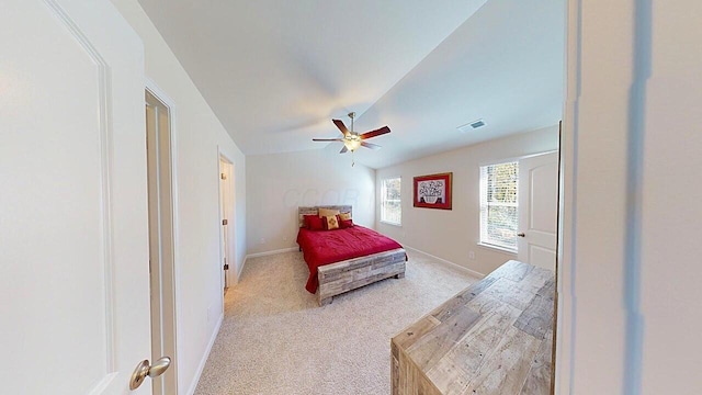 45 Genoa Cir, Commercial Point, OH 43116 - bedroom featuring carpet flooring, baseboards, and a ceiling fan