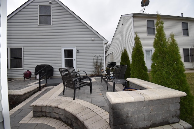 view of patio / terrace featuring outdoor lounge area and grilling area