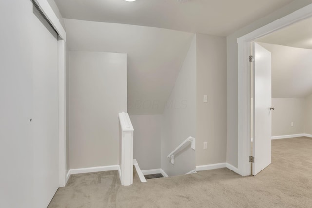681 Stewart Ave, Columbus, OH 43206 - bonus room with baseboards, vaulted ceiling, and carpet floors