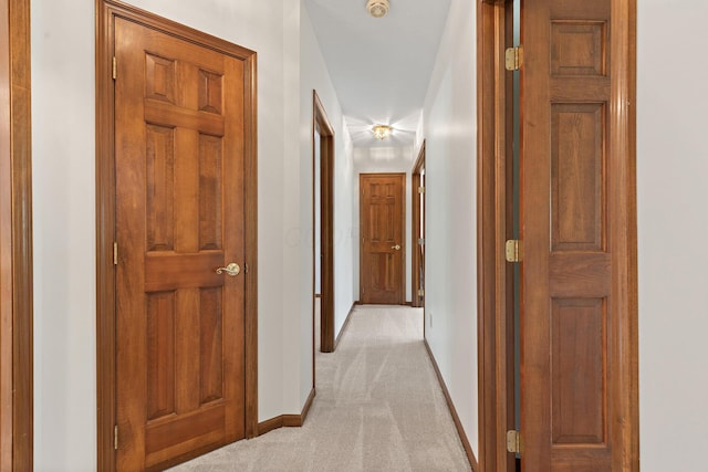 1299 Stratford Woods Dr, Newark, OH 43055 - corridor with light colored carpet and baseboards