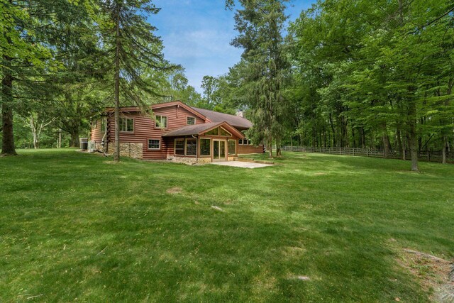 1001 Eckard Rd, Centerburg, OH 43011 - rear view of house with a patio