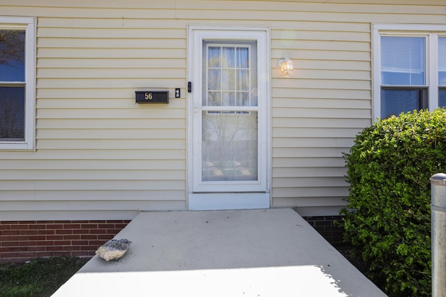 view of property entrance