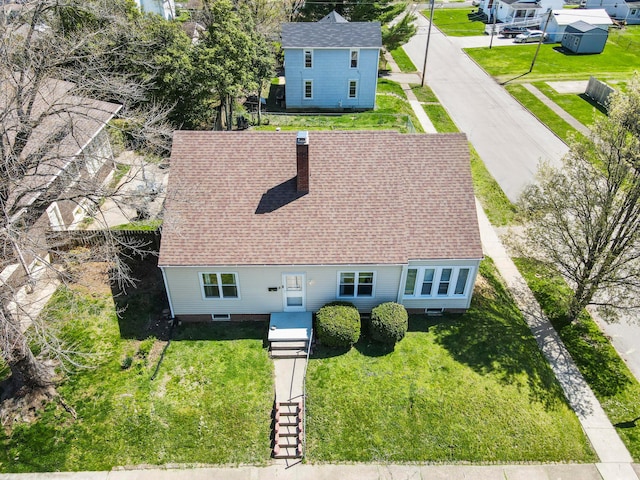 drone / aerial view
