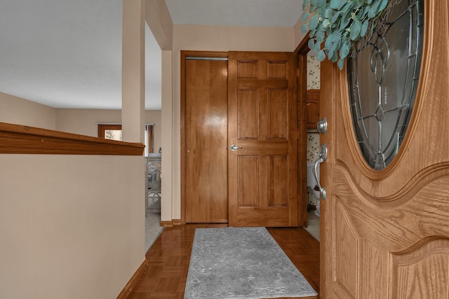 view of foyer entrance