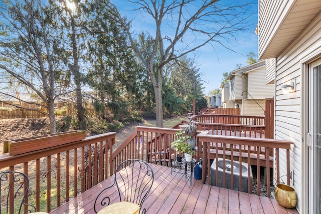 500 Foxtrail Cir E, Westerville, OH 43081 - deck featuring central AC