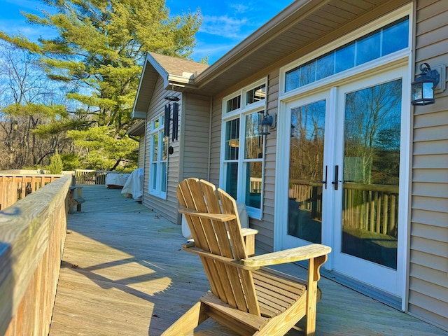 view of deck