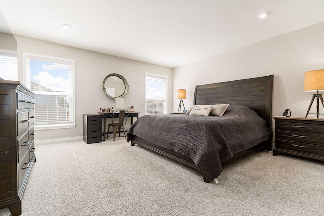205 Partridge Ct, Pickerington, OH 43147 - bedroom featuring recessed lighting, baseboards, and carpet floors