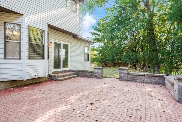 view of patio / terrace with entry steps