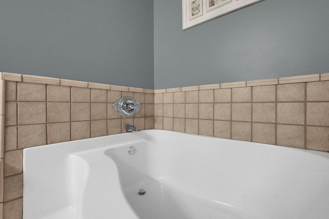 bathroom with a bathing tub