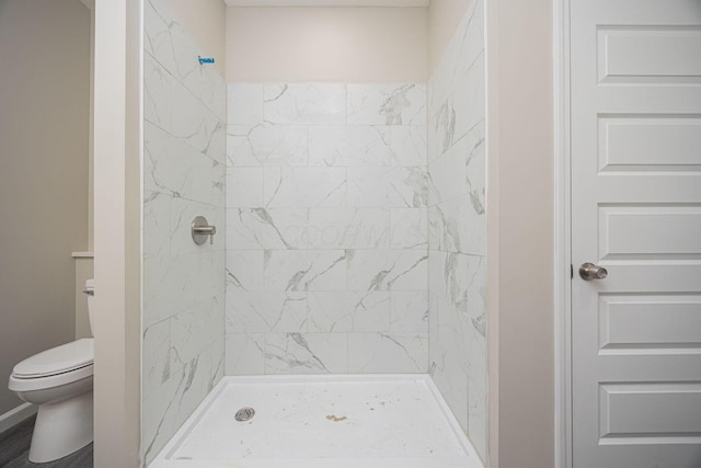 1651 Hillcrest Ave, Obetz, OH 43207 - bathroom featuring toilet and a stall shower
