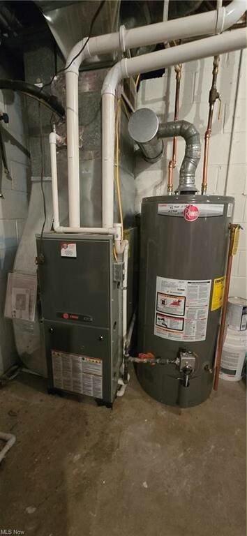 utilities with gas water heater