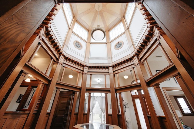 108 W Main St, Glenford, OH 43739 - room details featuring decorative columns and a decorative wall