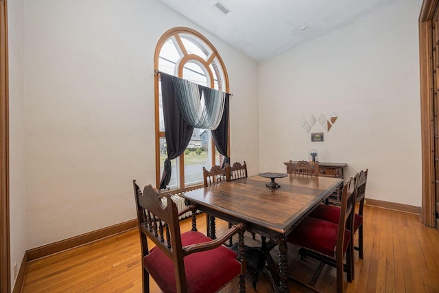 108 W Main St, Glenford, OH 43739 - dining area featuring plenty of natural light, visible vents, and light wood-type flooring