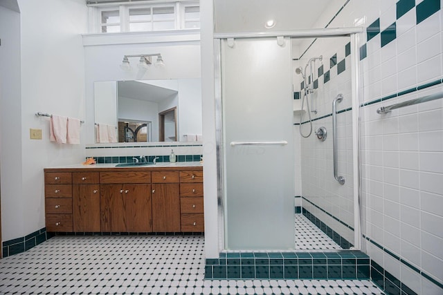 108 W Main St, Glenford, OH 43739 - full bathroom with vanity and a stall shower