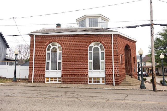 108 W Main St, Glenford, OH 43739 - view of front of house with brick siding