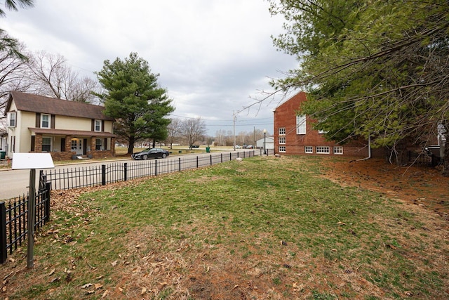 108 W Main St, Glenford, OH 43739 - view of yard with a fenced front yard