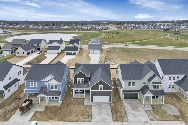 birds eye view of property featuring a residential view
