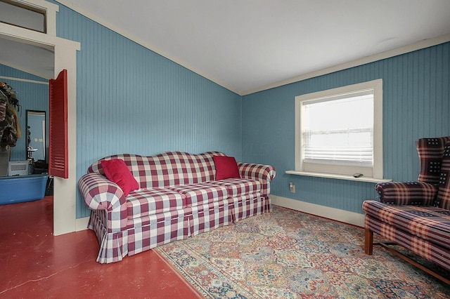 19643 Big Pine Rd, Laurelville, OH 43135 - living room with concrete flooring