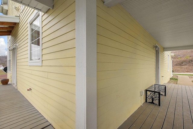 19643 Big Pine Rd, Laurelville, OH 43135 - view of wooden deck