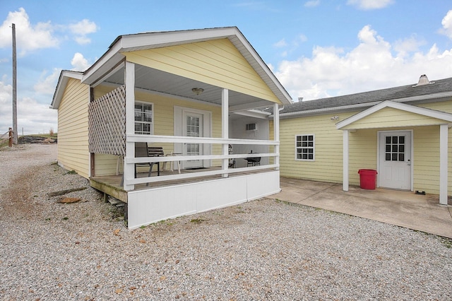 19643 Big Pine Rd, Laurelville, OH 43135 - rear view of house featuring a porch