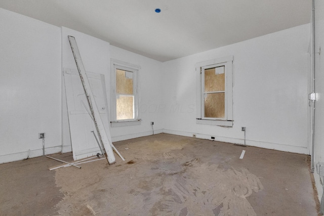 view of empty room