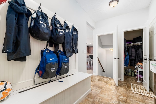 view of mudroom