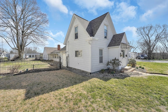 28 John St, Mount Sterling, OH 43143 - view of property exterior featuring roof with shingles
