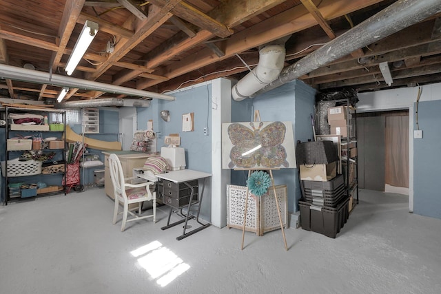 28 John St, Mount Sterling, OH 43143 - view of unfinished below grade area