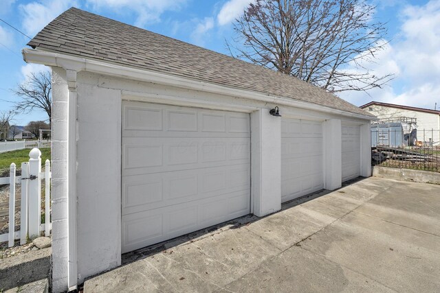 28 John St, Mount Sterling, OH 43143 - view of detached garage