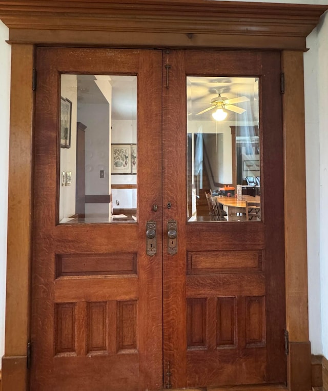 4175 Reynoldsburg Baltimore Rd NW, Baltimore, OH 43105 - interior space with ceiling fan and french doors