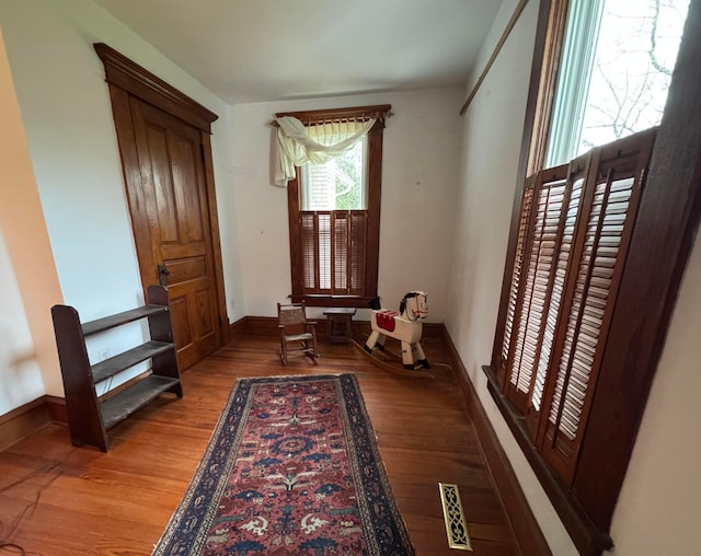 4175 Reynoldsburg Baltimore Rd NW, Baltimore, OH 43105 - doorway to outside with baseboards and wood finished floors