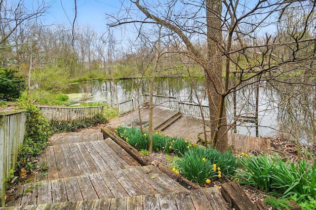 4175 Reynoldsburg Baltimore Rd NW, Baltimore, OH 43105 - wooden deck featuring a water view