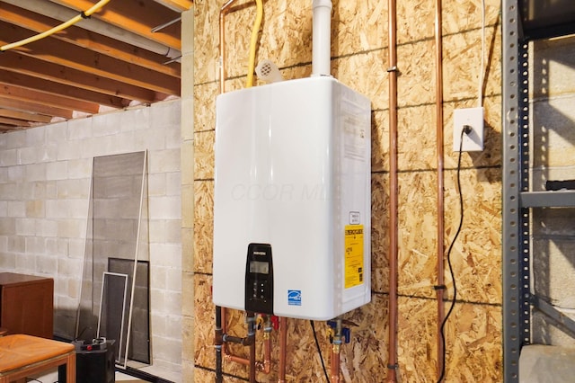 utilities with tankless water heater